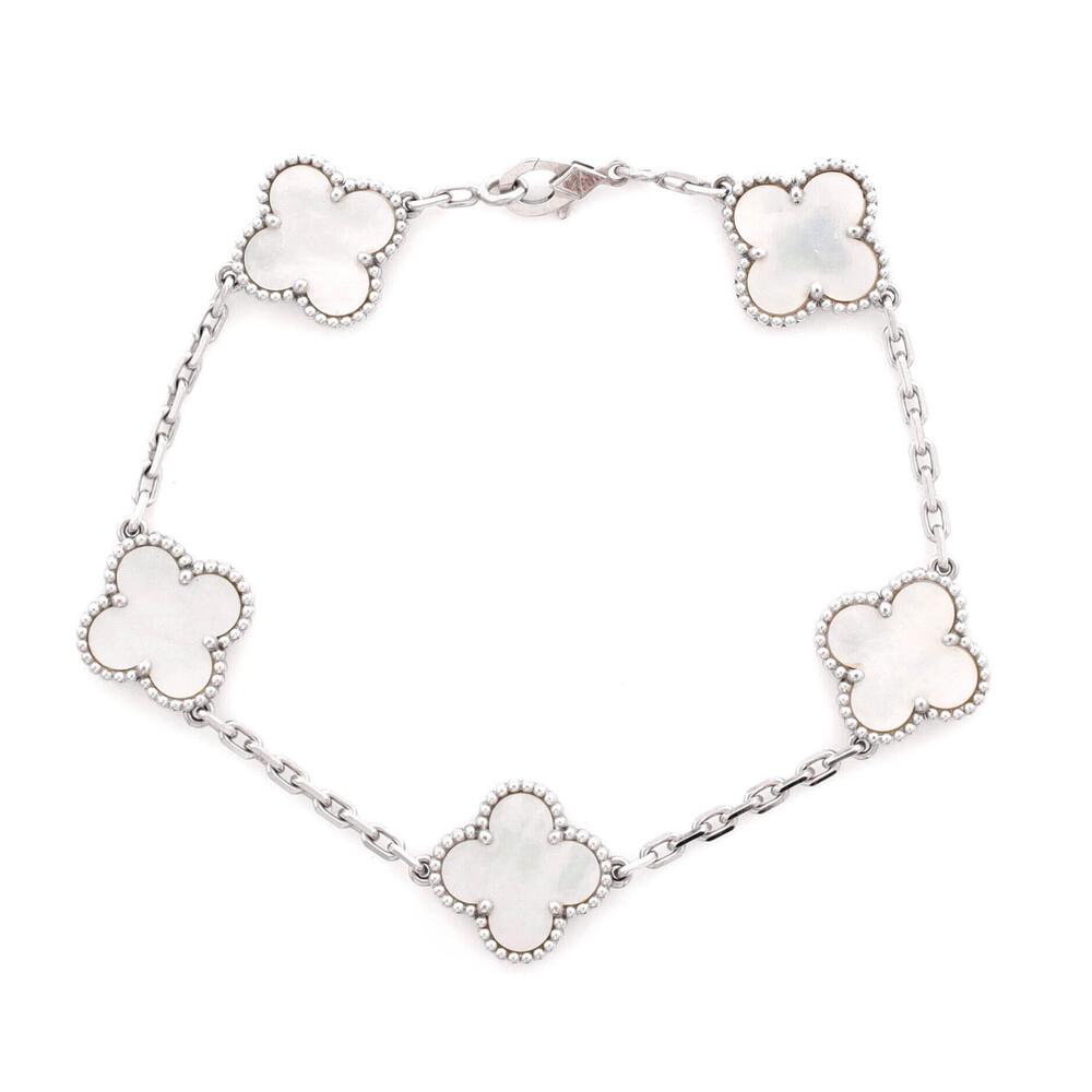 Van Cleef & Arpels Vintage Alhambra 5 Motifs Bracelet